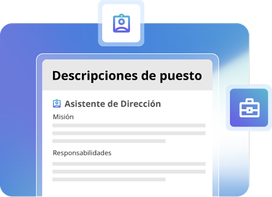 Descripciones de puesto Software Rh