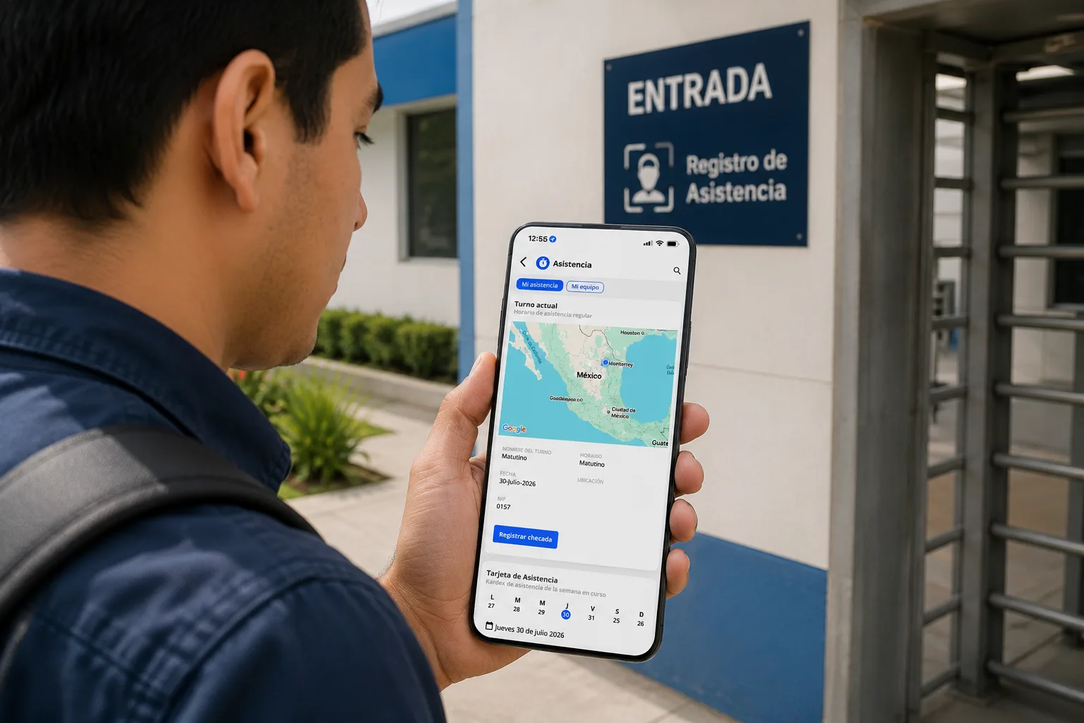Reloj Checador Digital