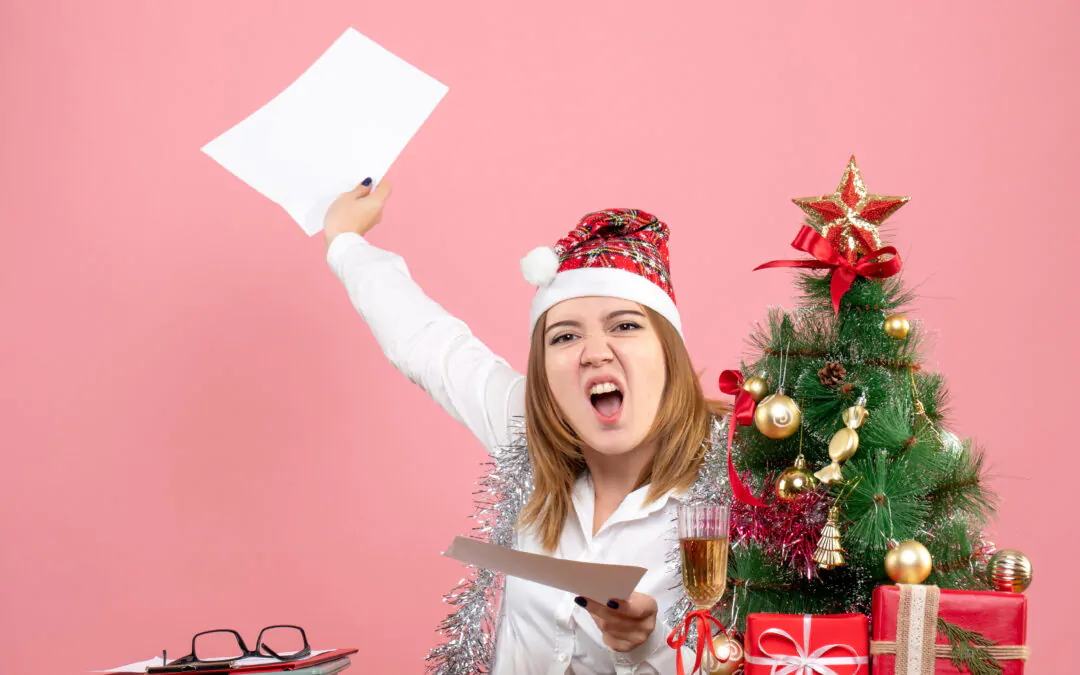 ¿El año se acaba? Sí, ¿El estrés laboral también? No