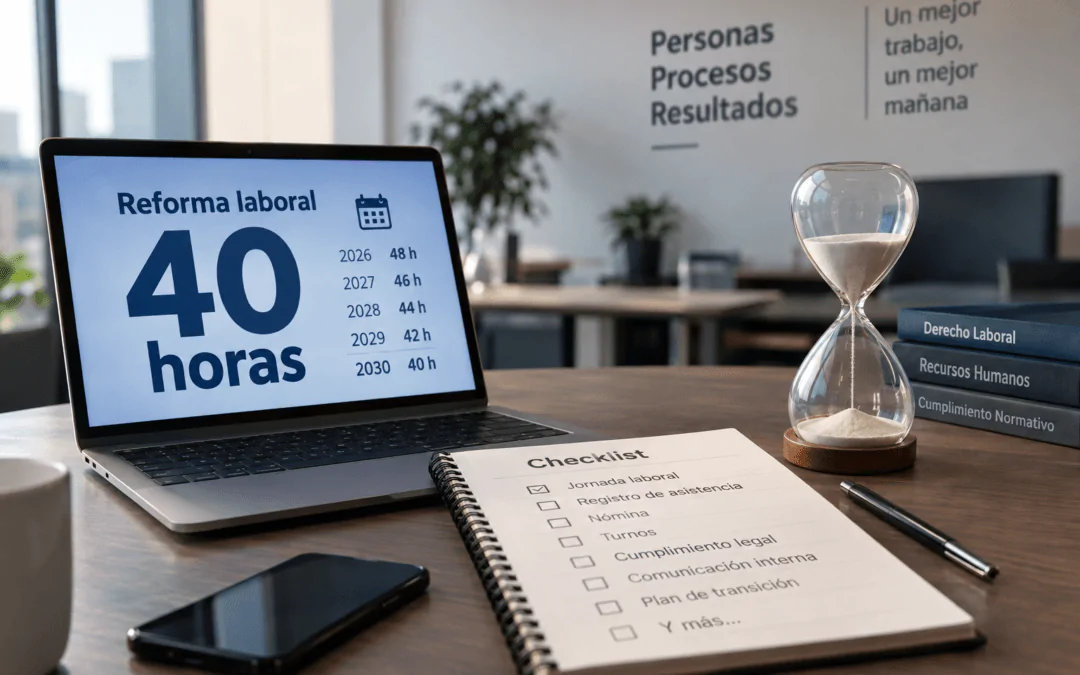 Checklist final: ¿está tu empresa lista para la reforma laboral de 40 horas? 12 puntos a verificar